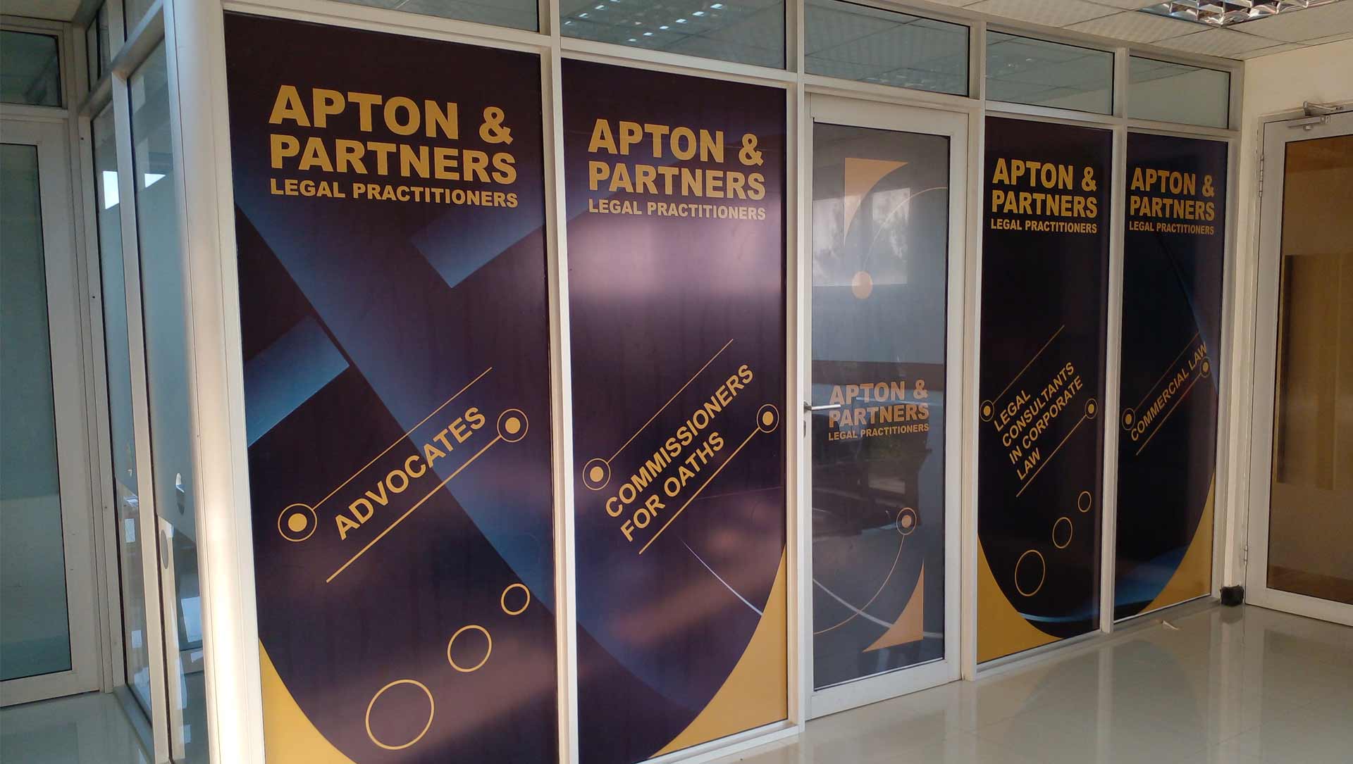 APTON and Partners office branding-1